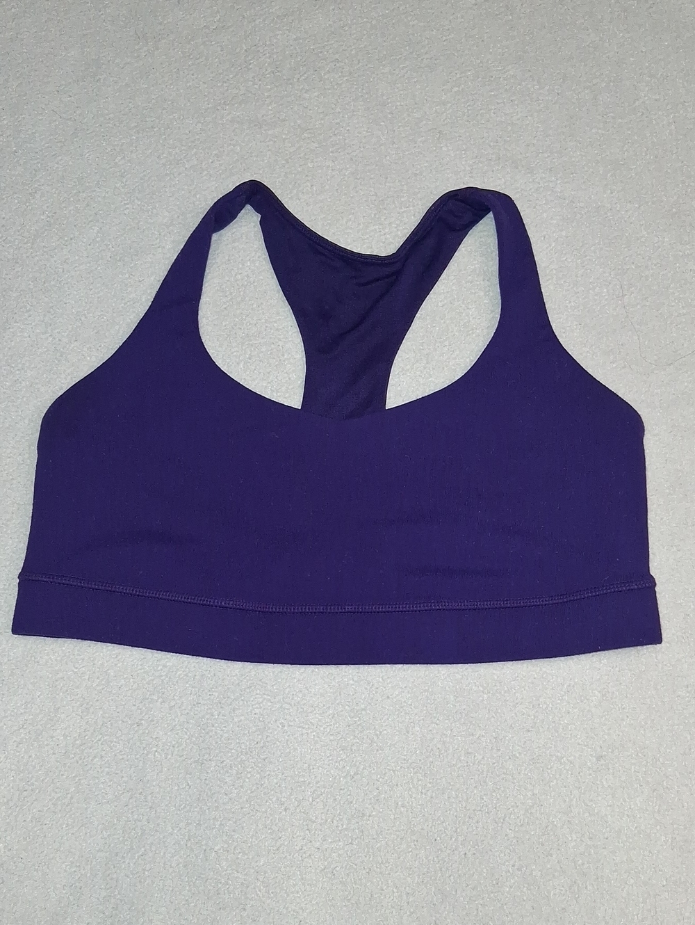 lululemon athletica Deep Purple Racerback Sports Bra